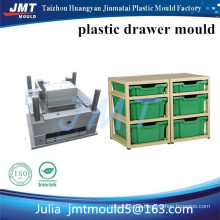 Molde de inyección de plástico de almacenamiento de JMT Huangyan OEM 2 cajón profundo superficial y 4